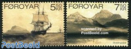 Faroe Islands 2007 Ancient Lithographs 2v, Mint NH, Transport - Ships And Boats - Schiffe