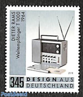 Germany, Federal Republic 2018 Dieter Rams, Design From Germany 1v, Mint NH, Performance Art - Radio And Television - .. - Ungebraucht