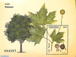 Andorra, Spanish Post 2023 Plane Tree S/s, Mint NH, Nature - Trees & Forests - Ongebruikt