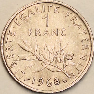 France - Franc 1968, KM# 925.1 (#4312) - 1 Franc