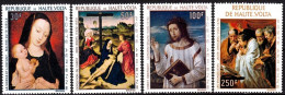 UPPER VOLTA 1967 ART: Religious Paintings. Bellini Jordaens... Madonna Etc. Complete Set, MNH - Religión