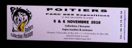 Marque Pages, Collection Passion, Poitiers, 2016, Publicité: Picton, Frais Fr 1.85 E - Bookmarks