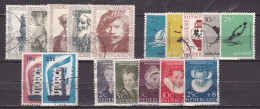 Nederland 1956 Complete Gestempelde Jaargang NVPH 671 / 687 - Volledig Jaar