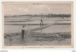 17 LA TREMBLADE N°40 Parcs à Huîtres Hommes Avec Fourches Ou Râteau VOIR DOS - La Tremblade