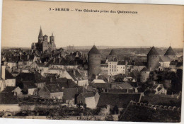 Semur En Auxois Vue Prise Des Quinconces - Semur