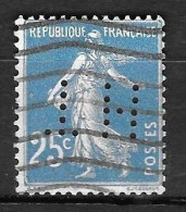 827	N°	140	Perforé	-	HT 78	-	SOCIETE THOMSON - Used Stamps
