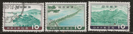 Japon 1960 N° Y&T : 643 à 643B Obl. - Gebruikt