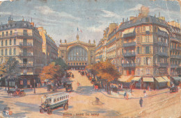 75-PARIS LA GARE DU NORD-N°T5057-D/0303 - Metro, Estaciones