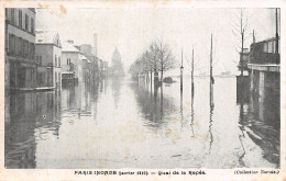 75-PARIS INONDE 1910 QUAI DE LA RAPEE-N°T5057-D/0095 - Inondations De 1910