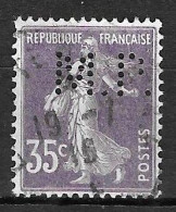 837	N°	142	Perforé	-	MP 100	-	Vve. MORIN PONS - Used Stamps