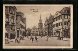 AK Fürth I. B., Marktplatz Mit Blick Auf Die Kirche  - Fuerth