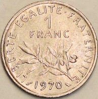 France - Franc 1970, KM# 925.1 (#4314) - 1 Franc