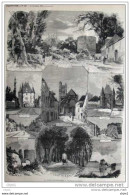 Villeneuve-sur-Yonne - La Porte De Joigny - Page Original - 1874 - Historische Dokumente