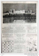 Avignon - Le Palais Des Papes à La Lumière électrique - Page Original  - 1874 - Historical Documents