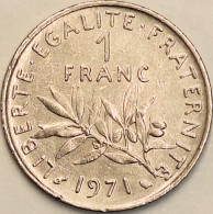 France - Franc 1971, KM# 925.1 (#4315) - 1 Franc