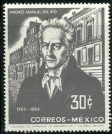 1965 MÉXICO ANDRES MANUEL DEL RÍO, DESCUBRIDOR DEL VANADIO Sc. 961 MNH VANADIUM DISCOVERER - México