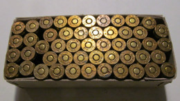 50 Cartouches De 9mm Canadiennes WW2, DI 43 9mm Neutra . - Armi Da Collezione