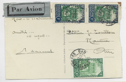 SOUDAN FRANCAIS 1FRX2+30C CARTE 5 MOTS AVION GAO 11 DEC 1937 SOUDAN FRANCAIS - Covers & Documents
