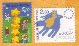 2000 EUROPA CEPT Croatia 2v Mint - 2000