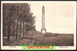 SOESTDIJK Gedenknaald Ca 1925 - Soestdijk