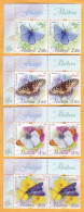 2022  Moldova Moldavie   Butterflies  2х4v Mint - Mariposas