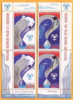 2009  Moldova Protection Of Polar Regions And Glaciers, Penguins, Polar Bear, Snowflake. 2х2v Mint - Moldavia