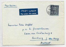 HELVETIA SUISSE 50C SEUL LETTRE COVER AVION LAUSANNE 29.XI.1945 DEPOT LETTRES TO HOLLAND - Storia Postale