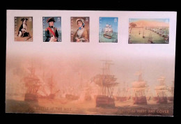 CL, FDC, Premier Jour, Gibraltar, Nelson, The Battle Of The Nile, Gibraltar Official First Day Cover, Frais Fr 1.90 E - Gibraltar