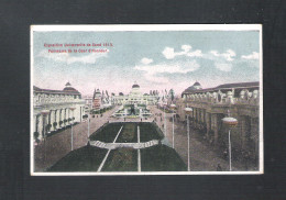 GENT - EXPOSITION UNIVERSELLE DE GAND 1913 - PANORAMA DE LA COUR D'HONNEUR (12.758) - Gent