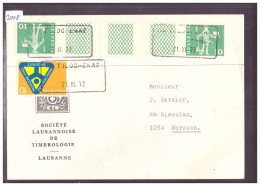 CACHET DE REMPLACEMENT " TOLOCHENAZ  21.XI.72 " - AUSHILFSTEMPEL - - Postmark Collection