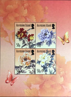 Ascension 2011 Peonies Flowers Sheetlet MNH - Otros & Sin Clasificación