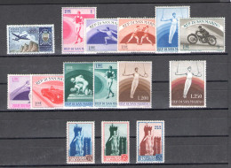 1954 San Marino Annata Completa, Francobolli Nuovi, 15 Valori - MNH** - Volledig Jaar