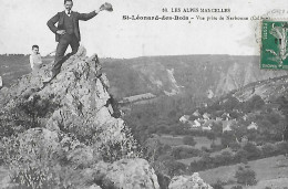 Saint Leonard Des Bois. Vue Dominante Sur Saint Léonard Des Bois Prise De Narbonne. - Saint Leonard Des Bois