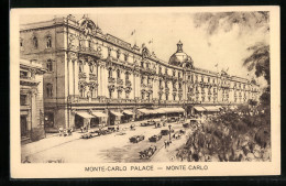 Künstler-AK Monte-Carlo, Monte-Carlo Palace  - Sonstige & Ohne Zuordnung