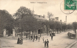 FRANCE - Bernay - Boulevard Dubus - Vue Générale - Animé - Carte Postale Ancienne - Bernay
