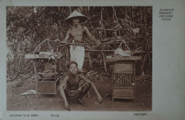 Ned. Indie // Arw Kiekjes Java No. 341. - Javanese Food Seller Djocja  19?? - Indonésie