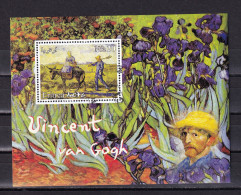 LI07 Eritrea 2003 Vincent Van Gogh Cinderella Used Mini Sheet - Erinnophilie