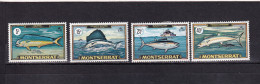 LI07 Montserrat 1969 Fish Mint Hinged Stamps Full Set - Montserrat