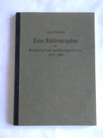 Eine Bibliographie Als Beitrag Zur Turn- Und Sportgeschichte 1933-1989 Von Göhler, Josef - Non Classificati