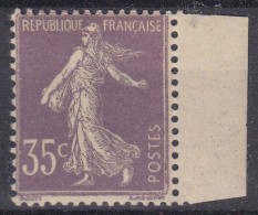 TIMBRE FRANCE SEMEUSE CHIFFRES MAIGRES N° 136 NEUVE ** GOMME SANS CHARNIERE - COTE 450 € - 1906-38 Säerin, Untergrund Glatt