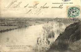 10973 CPA Les Ponts De Cé - Inondation De Février 1904 - Panorama Pris De La Roche De Murs - Les Ponts De Ce