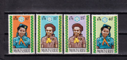 LI07 Montserrat 1970 The 60th Anniversary Of Girl Guides Mint Hinged Stamps - Montserrat