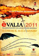 [MD2176] CPM - CHIERI (TORINO) - E'VALIA 2011 - RIVIVI IL FASCINO DEL MEDIOEVO - PROMOCARD 9986 - PERFETTA - NV - Sonstige & Ohne Zuordnung