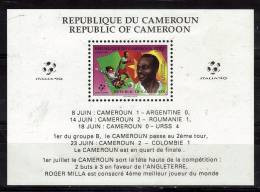 CAMEROUN   BF 25  * *   ( Cote 8e )  Cup 1990  Football  Soccer  Fussball Roger Milla - 1990 – Italie