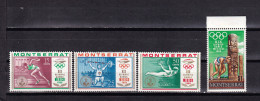 LI07 Montserrat 1968 Olympic Games - Mexico City, Mexico Mint Hinged Stamps - Montserrat