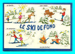 A770 / 385 Illustrateur Le Ski De Fond - Sports D'hiver