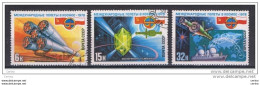 RUSSIA:  1978  COOPERAZIONE  SPAZIALE  -  S. CPL. 3  VAL. US. -  YV/TELL. 4494/96 - Oblitérés