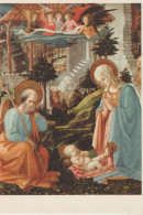 198-Religione-Cristianesimo-Presepe-L' Adorazione Del Bambino-Filippo Lippi-Firenze-Galleria Degli Uffizi - Jésus