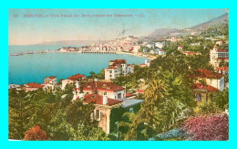 A773 / 209 06 - MENTON Vue Prise Du Boulevard De Garavan ( Timbre ) - Menton