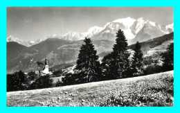 A775 / 149 74 - COMBLOUX Eglise Et Massif Du Mont Blanc - Combloux